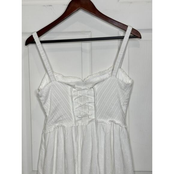 NWT REVOLVE & ANTHROPOLGIE Lovers COMMENSE Corset Midi Dress Cotton Size Medium - Picture 5 of 9